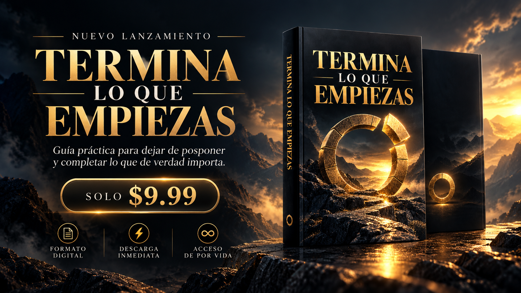 Nuevo lanzamiento: Termina lo que empiezas — guía práctica para dejar de posponer